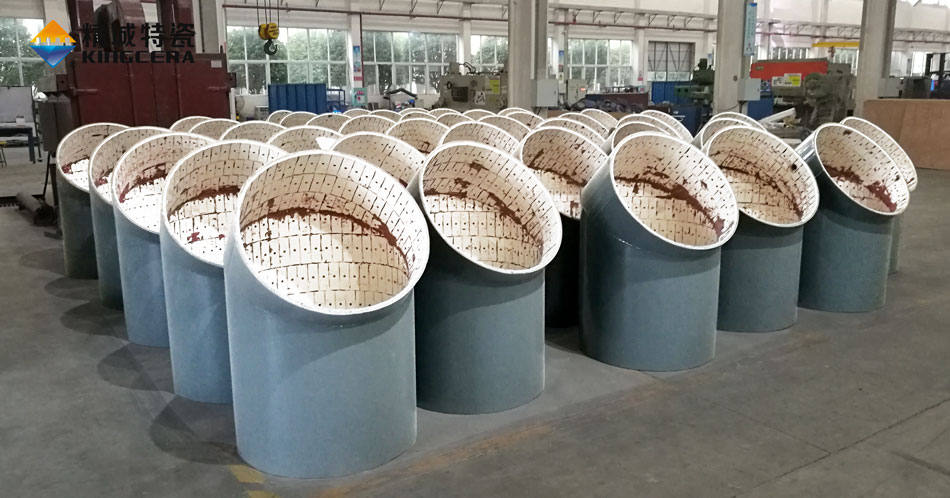 耐高溫耐磨陶瓷管道|熱風管道
