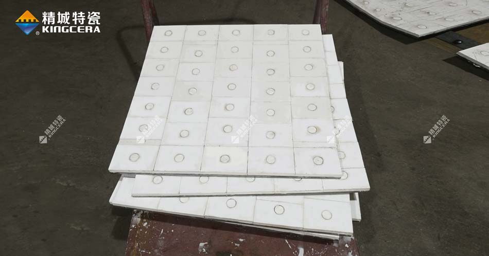 高溫抗沖擊型陶瓷襯板(NMC-WK)